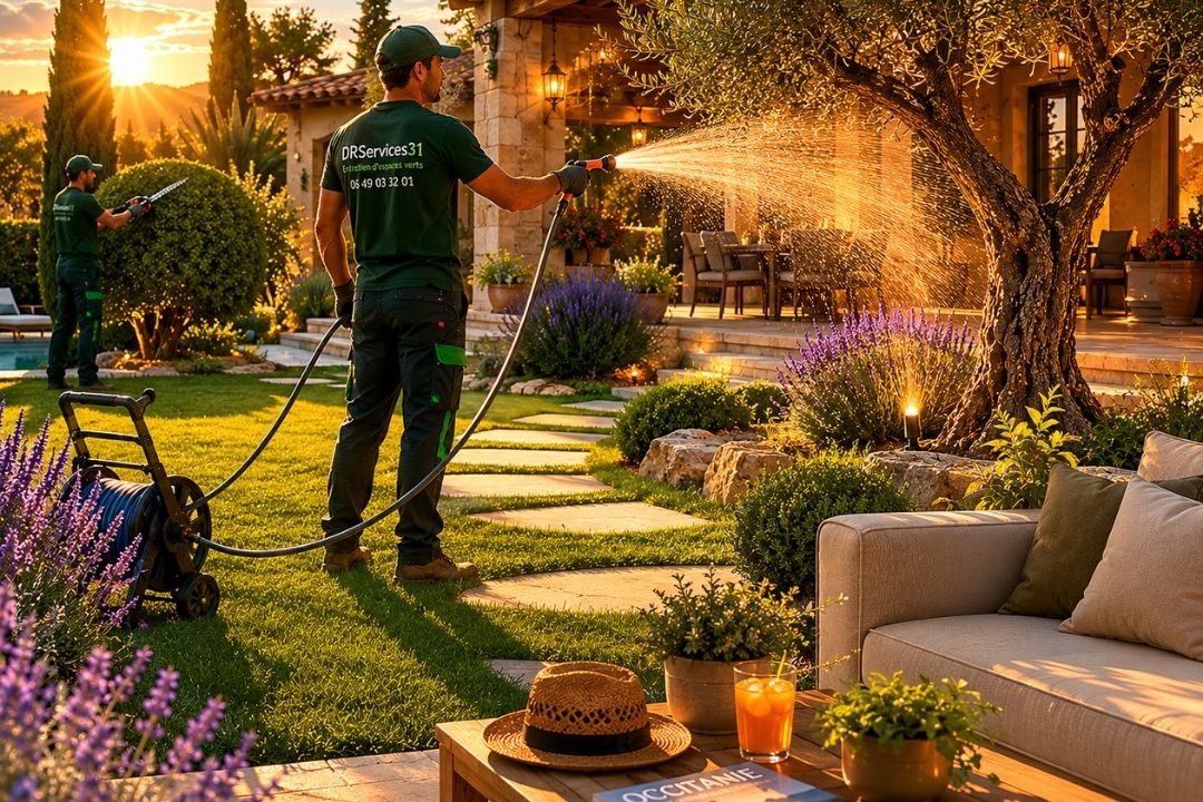 Jardin été Sud de la France erreurs paysagiste DR Services 31