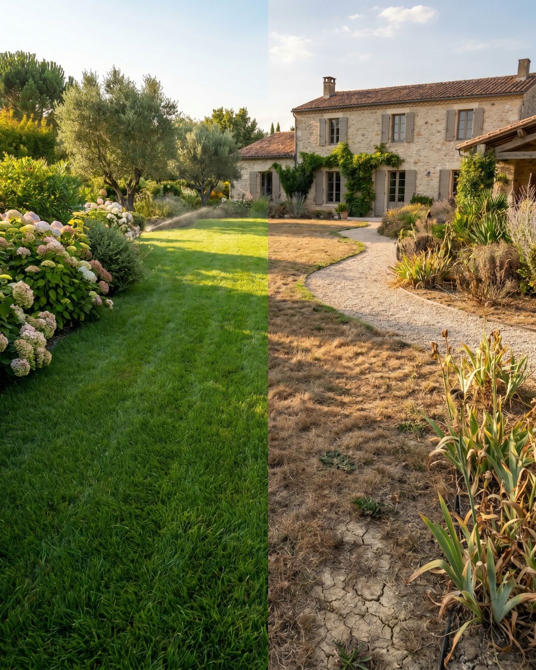 Paysagiste DR Services 31 intervenant sur un jardin de l'agglomération toulousaine